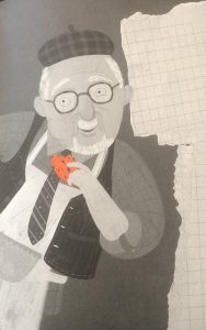 Iliustracija Aušrinės Tilindės knygai „Po šimts pypkių, seneli!“